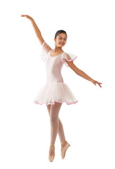 Fototapeta na wymiar Young ballet dancer