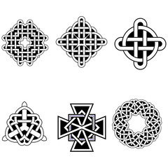set of beautiful Celtic patterns