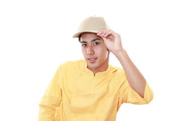 笑顔のウェイター