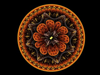 Floral mandala