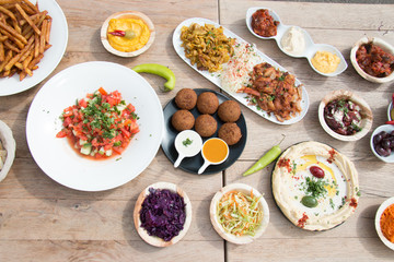 Different appetizer and anti pasti