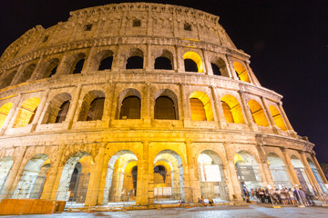 Naklejka premium Colosseum in Rome, Italy