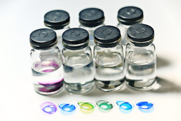 Colored contact lenses, the concept of design vision
