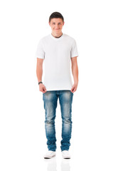 Man with T-shirt