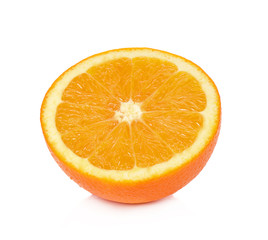 Orange fruit isolated on white background