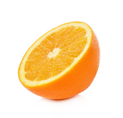 Orange fruit isolated on white background
