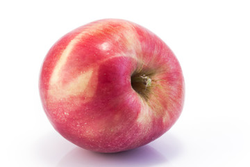 Ripe apple isolated on white