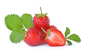 Strawberry isolated on white background