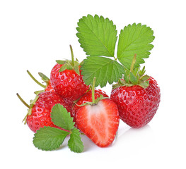 Strawberry isolated on white background