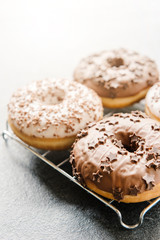 Chocolate donuts