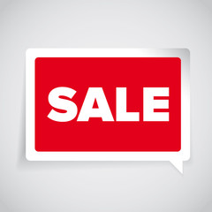 Sale vector label