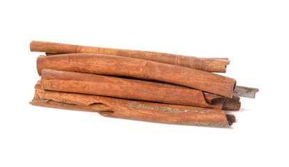 cinnamon isolated on white background