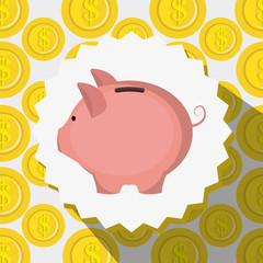 Money, economy, business and savings. 