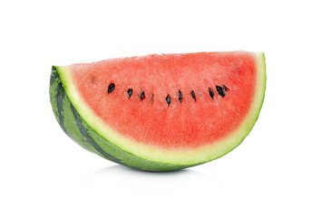 Slice of watermelon on white background - 93582001