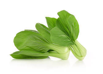 Bok choy (chinese cabbage) isolated on white