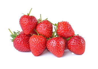  Strawberry isolated on white background
