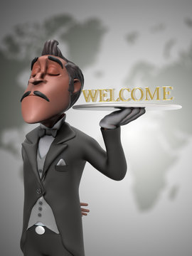 A First Class Welcome Illustration