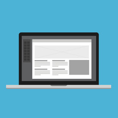 wireframe ui ix design software laptop web development process