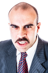 Angry businessman