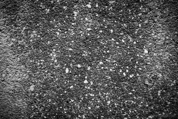 closeup of black and white stone wall texture background