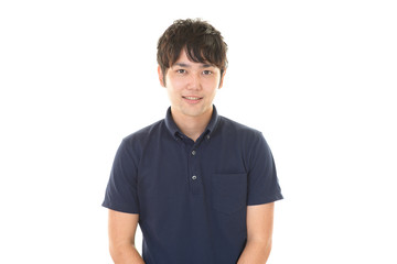 Obraz premium 笑顔の青年