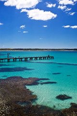 Jetty in beautiful bay