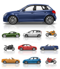 Transportation Vehicle Car Motorcycle Performance Concept