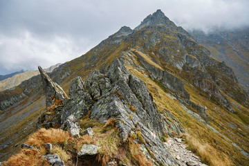 Mountain range landscape