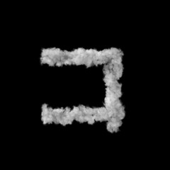 雲形のフォント