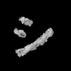 雲形のフォント