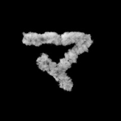 雲形のフォント