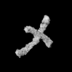 雲形のフォント