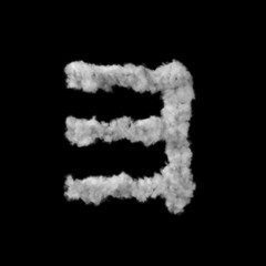 雲形のフォント