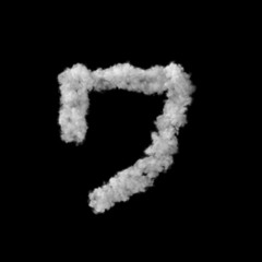 雲形のフォント