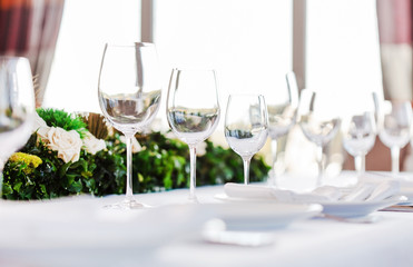 wine glasses