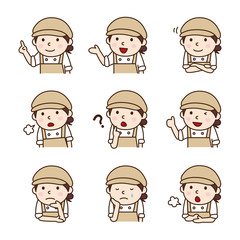 表情_パン屋さん