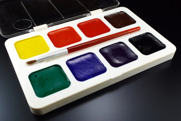 Watercolor paints for drawing