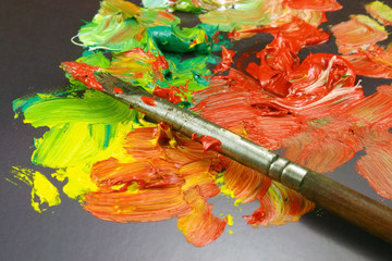 Obraz premium Watercolor paints for drawing