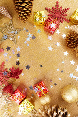 Christmas decorations background