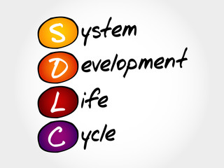 SDLC - System Development Life Cycle, acronym business concept