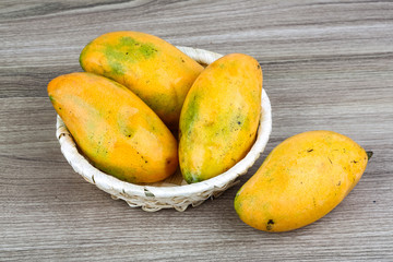 Ripe yellow mango