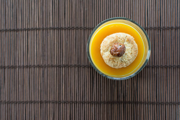 Dessert verrine mangue passion