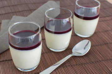 Dessert verrine myrtille