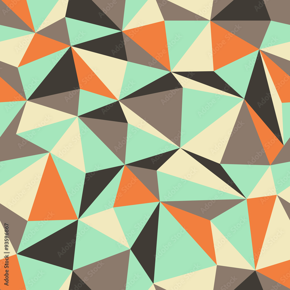Aufkleber triangle seamless pattern