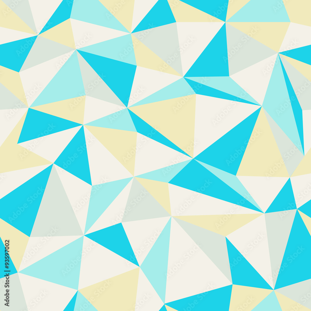 Poster Triangle Seamless Pattern