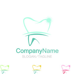 Dental Dentist Dentistry Logo Icon  
