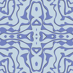 wave seamless color pattern. abstract art background. vector ill