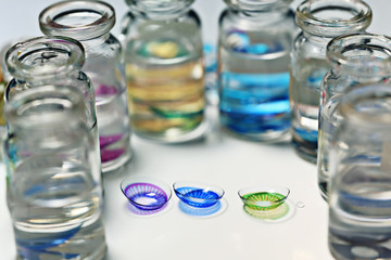 Colored contact lenses, the concept of design vision