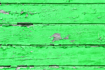 Obraz premium The old green wood texture with natural patterns