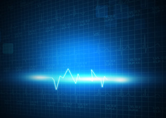 Blue abstract technology background